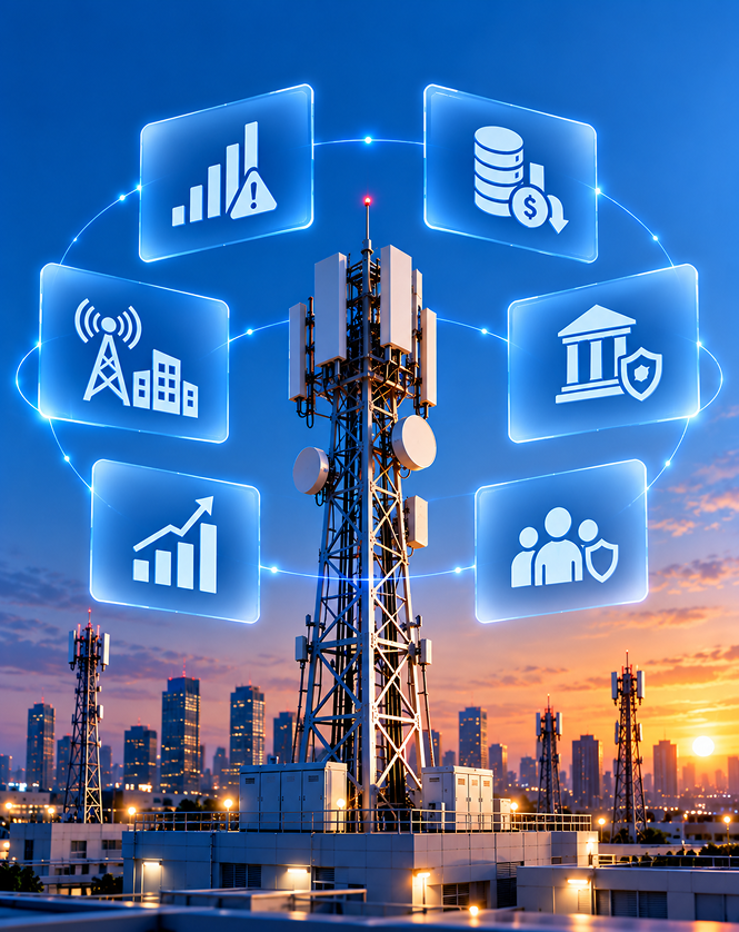 Telecom tower under cyber threat